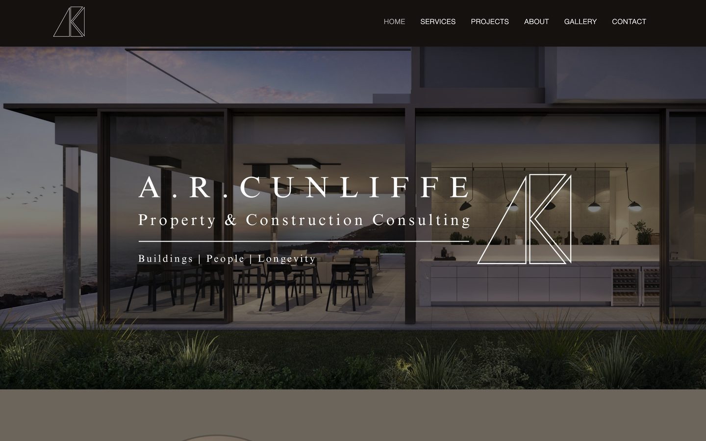 Homepage of the A.R. Cunliffe website